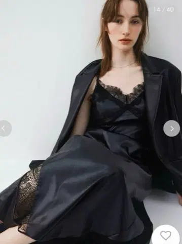 FRAY I.D 레이스 트리밍 슬립 원피스