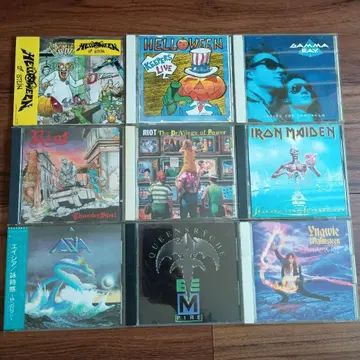 멜로딕 헤비메탈 중고 CD 9장 세트