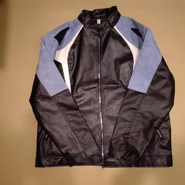 라이더 자켓 블랙/블루