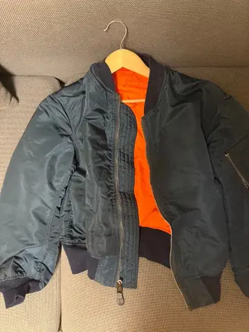 MA-1 플라이트 자켓 네이비 L