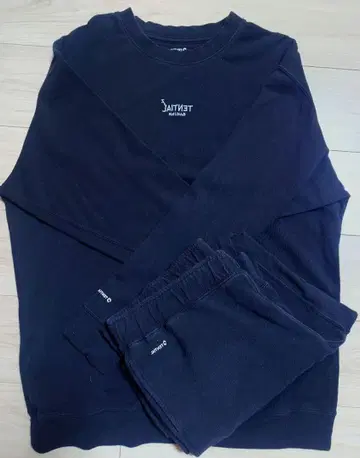 TENTAL 룸웨어 세트 2XL 블랙