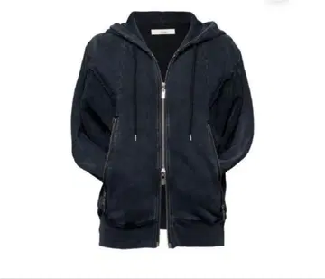 Jent Louis Double Zip Hoodie Black M