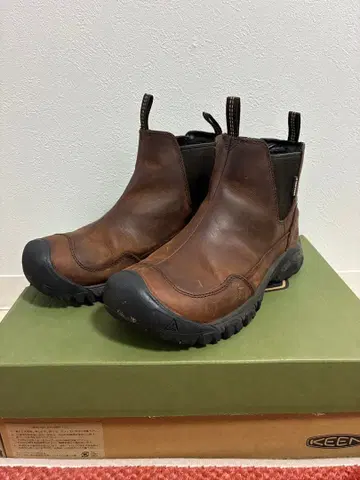 KEEN 브라운 사이드 고어 부츠 24.5cm