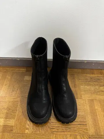 안티카 프론트 지퍼 부츠 41