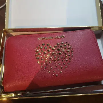 MICHAEL KORS 빨간색 장지갑