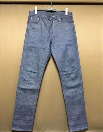 유니클로 셀비지 슬림핏 스트레이트 데님