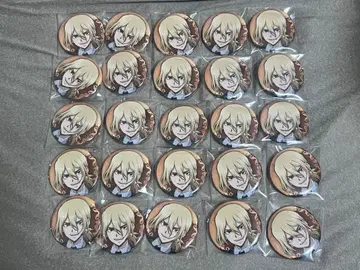 Dr.STONE 닥터스톤 나나미 류스이 블랙 슈트 캔뱃지 25개