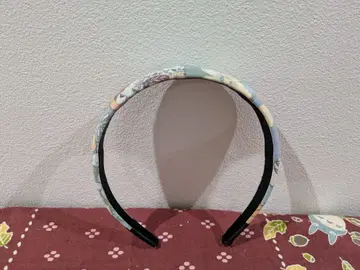 acca 튤 패치워크 플로럴 꽃 머리띠