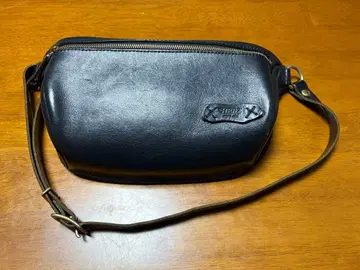 가격 인하 가능 HERZ 블랙 가죽 숄더백