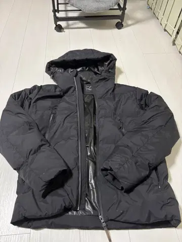 세탁 가능 다운 자켓 M 블랙