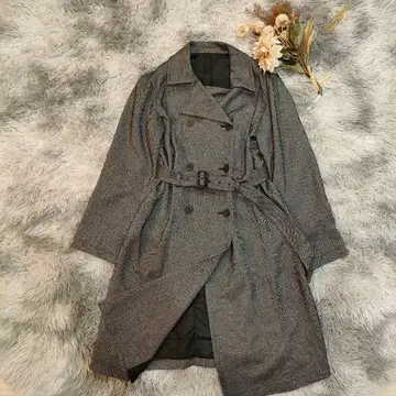 PROPORTION BODY DRESSING 롱 코트 헤링본