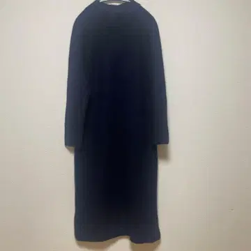 다크 네이비 니트 롱 원피스