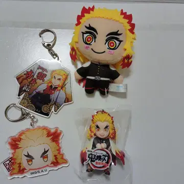 렌고쿠 쿄쥬로 캐릭터 굿즈 4개 세트