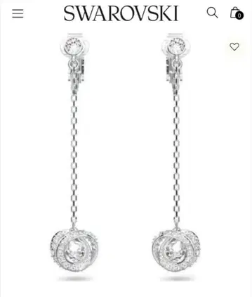 새상품 SWAROVSKI Generation 귀찌 스와로브스키