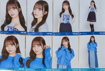 노기자카46 40thSG 언더 라이브 사토 리카 8종 컴프