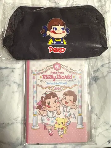 후지야 페코짱 스케줄 수첩 2026 리버서블 파우치 파우치