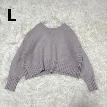 투모로우랜드 울 캐시미어 2-way 풀오버 L 라이트핑크