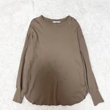 [ 윔 가젯 ] 오가닉 코튼 긴팔 저지 풀오버 브라운