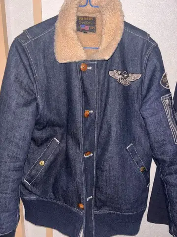 VANSON 데님 자켓 바이커 스타일