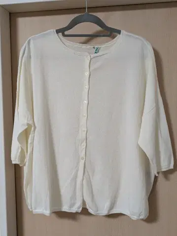 STAMP AND DIARY 2way 가디건 화이트