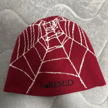 켄타우로스 켄타 씨 착용 NoREMID 거미줄 무늬 니트 모자