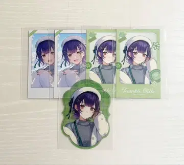 니지산지 Twinkle Gif 폴라로이드 클리어 스티커 나나세 스즈나