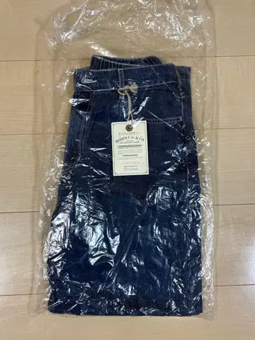 RODEO CROWNS 다크 블루 하이웨스트 데님 팬츠