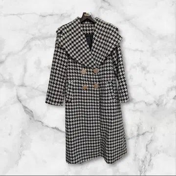 하운드투스 패턴 (하운드투스) 롱 코트