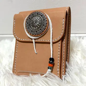 Gottau Craft 크라프트 2단 접이식 지갑 콘초 가죽 천연 가죽