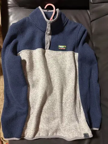 LL Bean 플리스 자켓 네이비 그레이