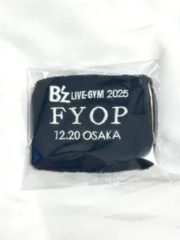 B'z FYOP 가챠가챠 날짜 기입 리스트 밴드 12/20 오사카