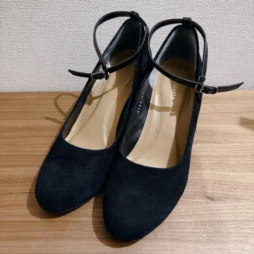 tsumori chisato walk 블랙 스트랩 포함 펌프스