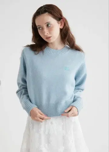 furfur 컴팩트 크루넥 FUR 로고 스웨터