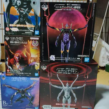 에반게리온 제일복권 미개봉 새상품 피규어 5개