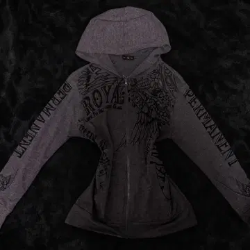 M.k.R 구제 의류 Y2k 그런지 후드티 영문