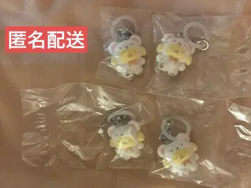 [ 익명 배송 ] 산리오 메지루시 액세서리 복슬복슬 스노우 폼폼푸딩