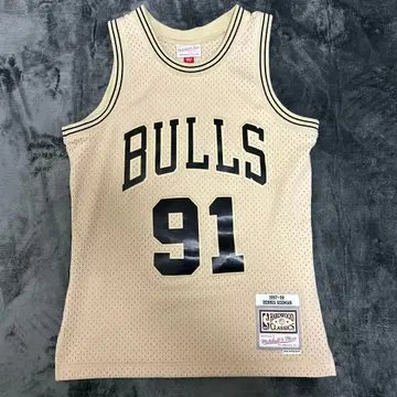 Mitchell & Ness Bulls Rodman 91 저지