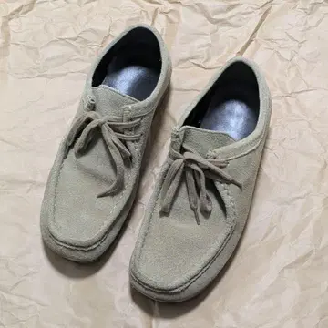 GU 리얼 가죽 모카신 신발 26cm 새상품급