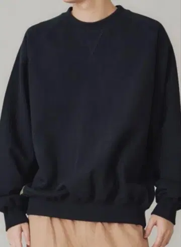 XLARGE 블랙 맨투맨