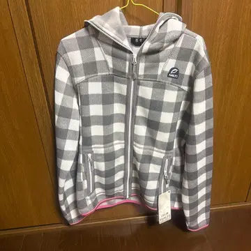 HALTI 체크 무늬 후드 부착 후드티