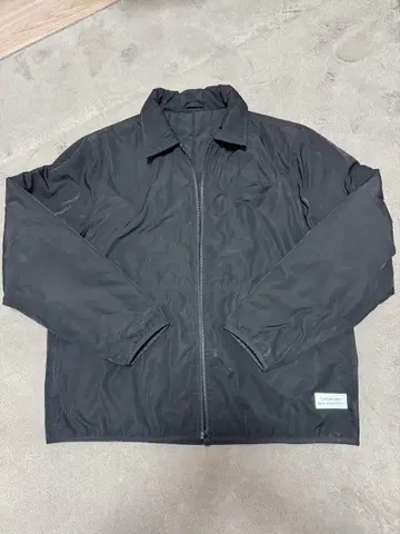 블랙 나일론 자켓