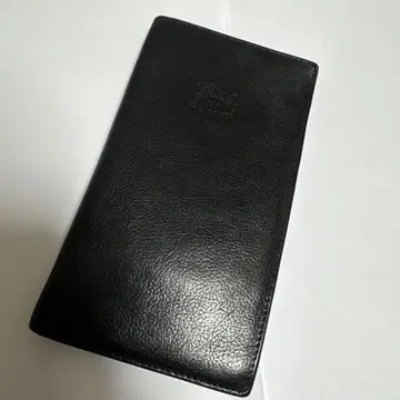 [ 일비종떼 ] 블랙 가죽 장지갑 지퍼 포함