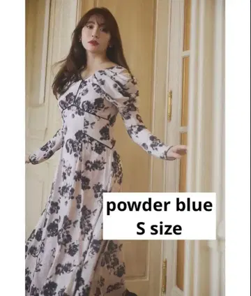 Herlipto winter rose dress powder blue S