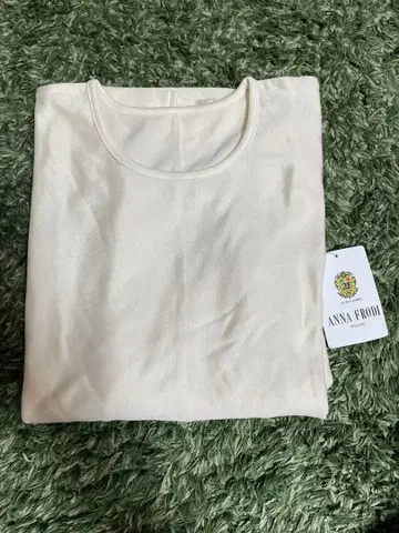 ANNA FRODI 화이트 긴팔 상의 F