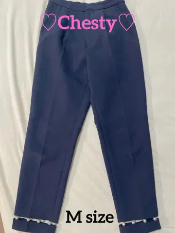 체스티 인기 펄 팬츠 사이즈 1 네이비