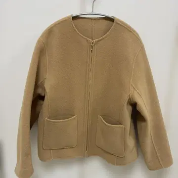 노카라 밝은 카멜 자켓 3.6