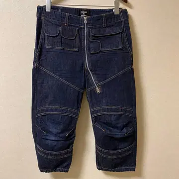 CABANE de ZUCCA 크롭 데님 입체 재단 sizeS 일본제