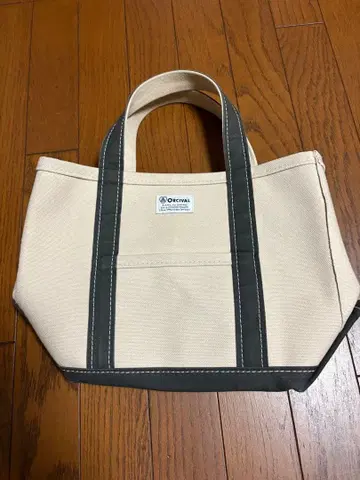 ORCIVAL 베이지 그레이 토트백