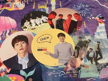 SHINee 부채 사전녹화 신라 면세점 SHINee WORLD 온유