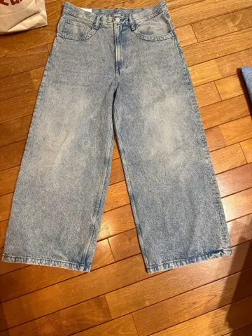 H&M WIDE 와이드 레그 데님 33/30